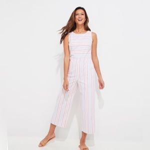Vineyard Vines Abacos Stripe Tassel Jumpsuit Size 8 Excellent Pre-Own…